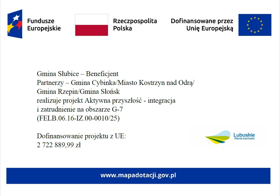 Plakat g7 - informacja o beneficjencie projektu